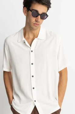 Rhythm Textured Linen SS Shirt