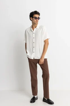 Rhythm Textured Linen SS Shirt