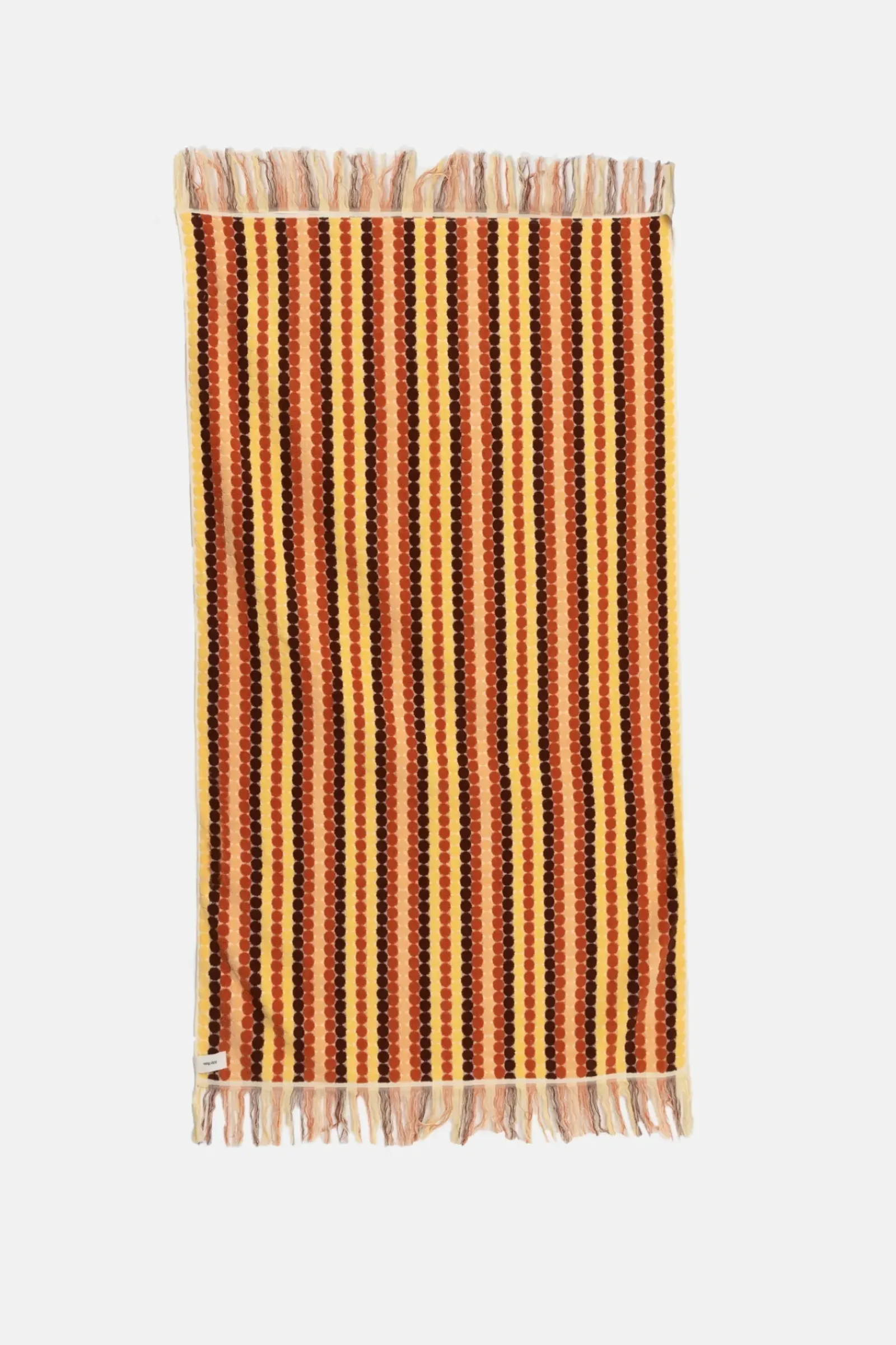 Rhythm Vacation Stripe Towel Burnt Orange