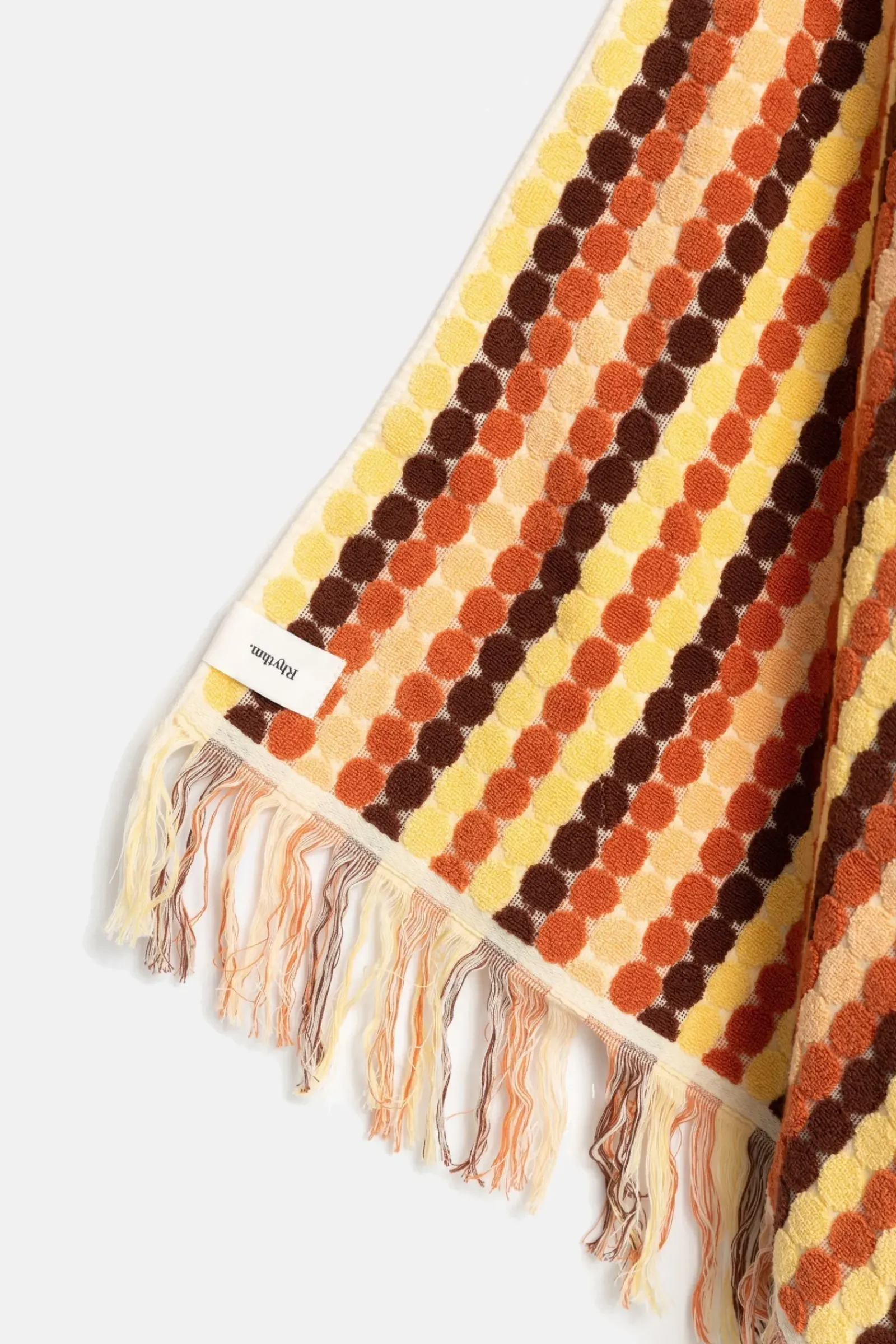 Rhythm Vacation Stripe Towel Burnt Orange