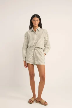 Women Rhythm Valley Stripe Short