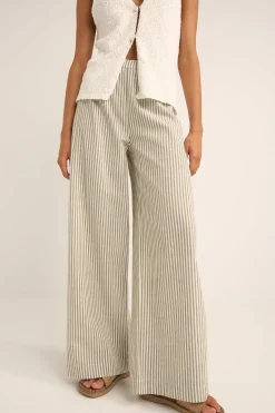 Women Rhythm Valley Stripe Wide Leg Pant