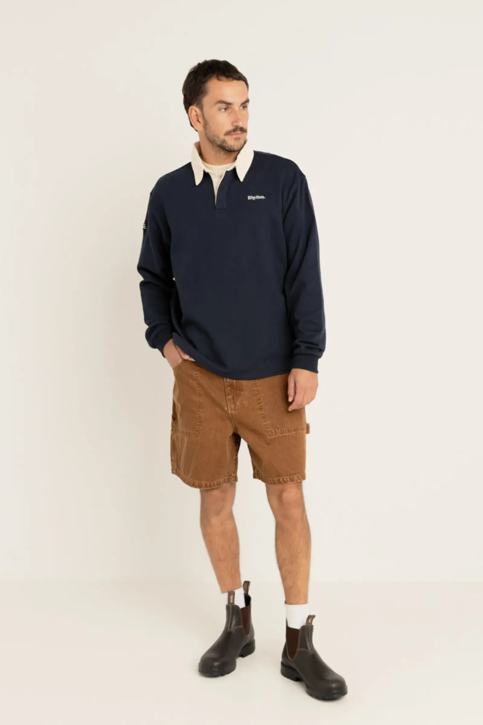 Rhythm Vintage Rugby Ls Polo