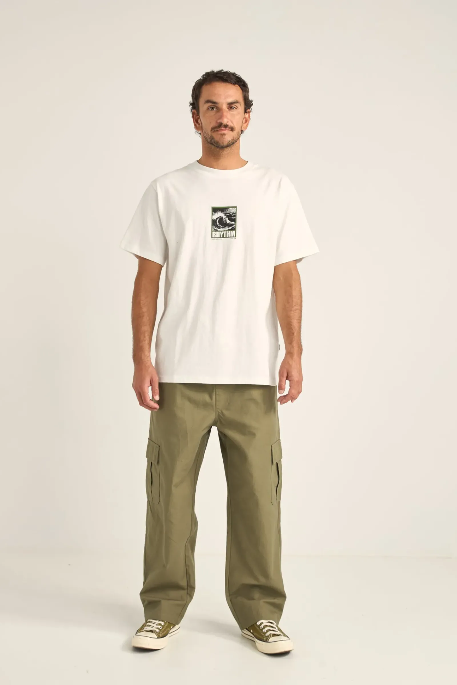 Rhythm Wild Waves Vintage Ss T-Shirt Vintage White